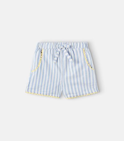 La Coqueta La Coqueta Miranda striped cotton shorts