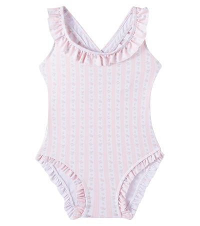 La Coqueta La Coqueta Opal floral ruffled swimsuit