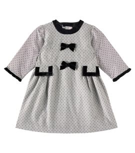 La Coqueta La Coqueta Penelope bow-detail polka-dot dress