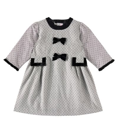 La Coqueta La Coqueta Penelope bow-detail polka-dot dress