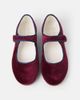 La Coqueta La Coqueta Velvet Mary Jane flats - 4