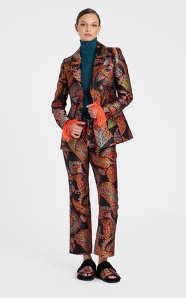 La DoubleJ La DoubleJ 24/7 Pants Jacquard Sicomore Black 
