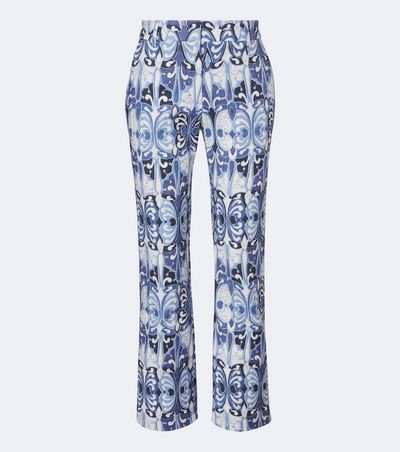 La DoubleJ La DoubleJ 24/7 printed cotton flared pants