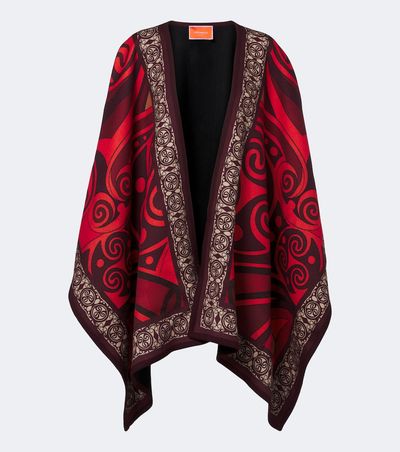 La DoubleJ La DoubleJ Alchemy printed wool shawl