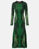 La DoubleJ La DoubleJ Bee jacquard midi dress - 1