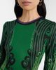 La DoubleJ La DoubleJ Bee jacquard midi dress - 4