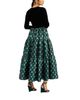 La Doublej La DoubleJ Big Dress in Jacquard Winter Sun Emerald - 2