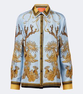 La DoubleJ La DoubleJ Boy printed silk satin shirt