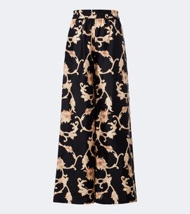 La DoubleJ La DoubleJ Buttercup printed silk palazzo pants