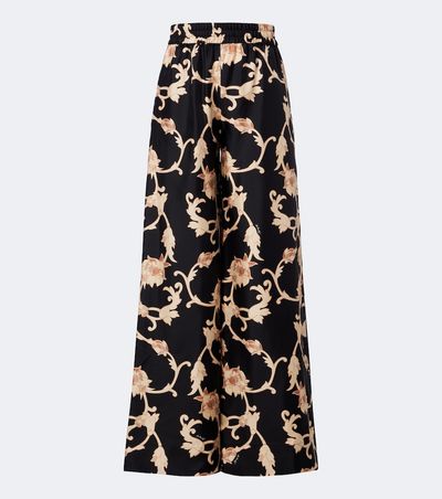 La DoubleJ La DoubleJ Buttercup printed silk palazzo pants