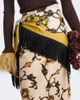 La DoubleJ La DoubleJ Buttercup reversible fringed silk scarf - 3