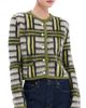 La DoubleJ La DoubleJ Check Cardigan Multicolor Ecru/Lt Green/Black - 1
