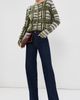 La DoubleJ La DoubleJ Check Cardigan Multicolor Ecru/Lt Green/Black - 5
