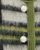 La DoubleJ La DoubleJ Check Cardigan Multicolor Ecru/Lt Green/Black - 6