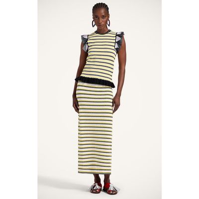 La DoubleJ La DoubleJ Checkers Skirt