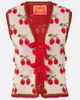 La DoubleJ La DoubleJ Cherry cotton-blend intarsia vest - 1