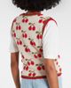 La DoubleJ La DoubleJ Cherry cotton-blend intarsia vest - 6