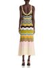 La Doublej La DoubleJ Chevron Cotton Crochet Midi Dress - 4