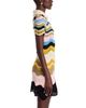 La Doublej La DoubleJ Chevron Cotton Crochet Mini Dress - 5