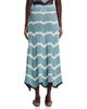 La Doublej La DoubleJ Chevron Cotton Pointelle Knit Midi Skirt - 2