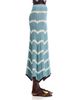 La Doublej La DoubleJ Chevron Cotton Pointelle Knit Midi Skirt - 3