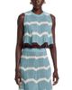 La Doublej La DoubleJ Chevron Cotton Top - 1
