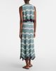 La DoubleJ La DoubleJ Chevron crochet cotton midi skirt - 6