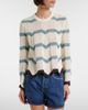 La DoubleJ La DoubleJ Chevron crochet cropped cotton sweater - 2