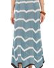 La DoubleJ La DoubleJ Chevron Skirt Multicolor Black/Blue/Ecru - 1