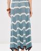 La DoubleJ La DoubleJ Chevron Skirt Multicolor Black/Blue/Ecru - 3