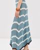 La DoubleJ La DoubleJ Chevron Skirt Multicolor Black/Blue/Ecru - 4