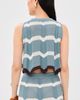 La DoubleJ La DoubleJ Chevron Top Multicolor Black/Blue/Ecru - 3