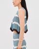 La DoubleJ La DoubleJ Chevron Top Multicolor Black/Blue/Ecru - 4