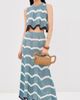 La DoubleJ La DoubleJ Chevron Top Multicolor Black/Blue/Ecru - 5