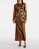 La DoubleJ La DoubleJ Clingy Swing floral satin maxi dress - 2