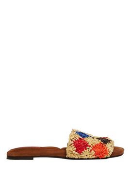 La DoubleJ La DoubleJ Crochet Sandal Solid Grey 