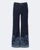 La DoubleJ La DoubleJ Cropped printed flared jeans - 1