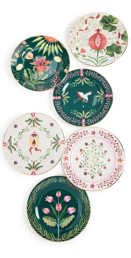 La DoubleJ La DoubleJ Dessert Plates Set Mix One