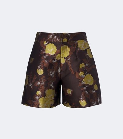 La DoubleJ La DoubleJ Devon floral jacquard shorts