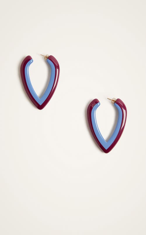La DoubleJ La DoubleJ Dew Earrings Bicolor Bicolor Light Blue 