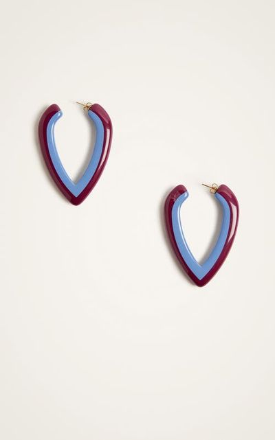 La DoubleJ La DoubleJ Dew Earrings Bicolor Bicolor Light Blue 