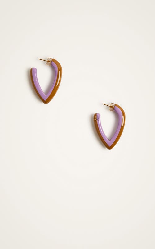 La DoubleJ La DoubleJ Dew Earrings Bicolor Mini Bicolor Lilac 