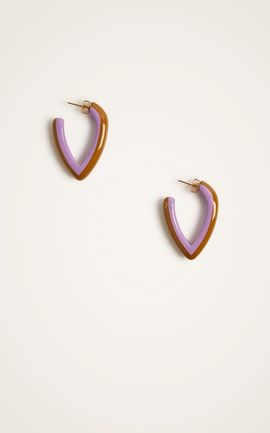 La DoubleJ La DoubleJ Dew Earrings Bicolor Mini Bicolor Lilac 