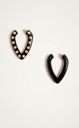 La DoubleJ La DoubleJ Dew Earrings Solid Black 