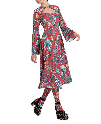 La Doublej La DoubleJ Farfalla Dress Sicomore Red