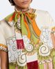 La DoubleJ La DoubleJ Fringed printed silk scarf - 3