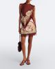 La DoubleJ La DoubleJ Fringed printed silk twill scarf top - 6