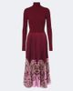 La DoubleJ La DoubleJ Kells pleated turtleneck maxi dress - 1