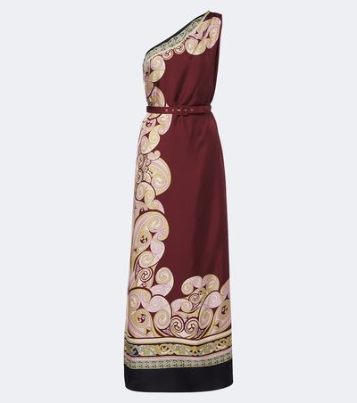 La DoubleJ La DoubleJ Kells printed silk twill maxi dress