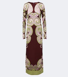 La DoubleJ La DoubleJ Kells Swirl jersey maxi dress